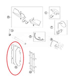 Deflector de Radiador KTM SX 98-06, EXC 98-07 (Laranja, Branco ou Preto - Ver descrição)