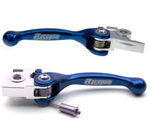 Par de Manetes Articuladas RACEPRO RL#3 SHERCO SE 125/250/300R 15-25, SEF 250/300R 16-25, SEF 450R 15-25, SEF 500R 19-25 Azul