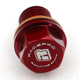 Bujão de Óleo Magnético RACEPRO HONDA CR 80 83-02, CR 85 03-07, CR 125/250 83-07, CR 500 84-01 Vermelho