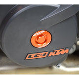 Tampa de Motor SCAR KTM EXC-F 250/350 12-23, SX-F 250/350 11-22, SX-F 450 07-12, 690 ENDURO 10-21, FREERIDE 250F 18-19 Laranja