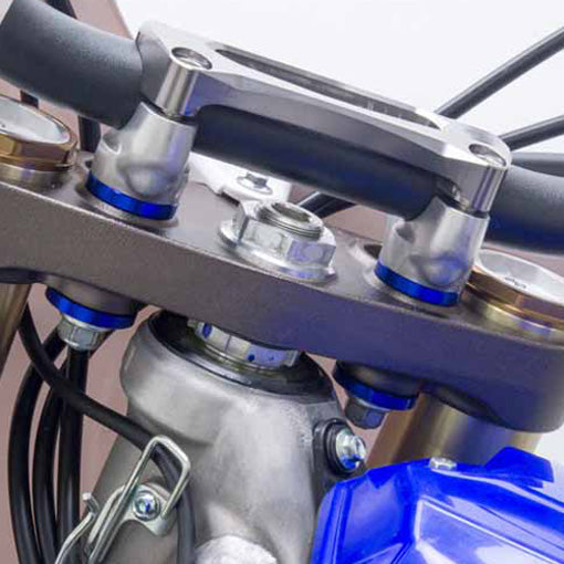 Casquilhos Guiador SCAR YAMAHA YZ 250F/450F 14-24, WR 25OF 15-24, WR 450F 16-24 Azul